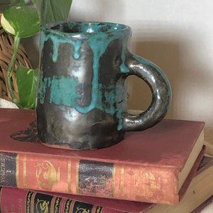 Vintage 1974 Handmade Art Class Glazed Mug